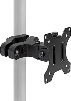 Mount-It! Universal VESA Pole Mount | Full Motion TV Pole Bracket | VESA 75 100 | Fits TVs or Monitors Up to 32 Inches