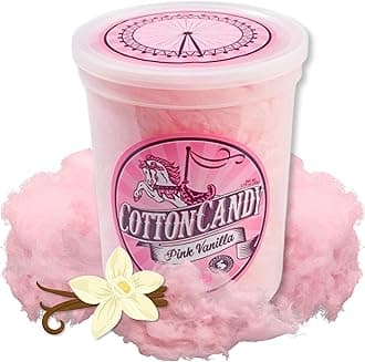 CHOCOLATE STORYBOOK Gourmet Flavored Cotton Candy – Unique Idea for Holidays, Birthdays, Gag Gifts, Party Favors (Classic Pink, 1.75 oz, 1-Pack)
