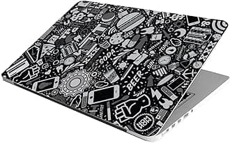 Laptop Skin Stickers HD Quality Sticker for Laptops Upto 15.6" Compatible with Apple/Dell/HP/Lenovo/Acer/Asus/Sony (Dustproof|Waterproof|Scratchproof|Reusable) - SODA EDS