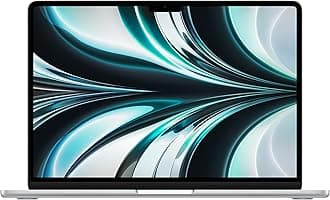 2022 MacBook Air Laptop with M2 chip: Built for Apple Intelligence, 13.6-inch Liquid Retina Display, 8GB RAM, 512GB SSD Storage, Backlit Keyboard, 1080p FaceTime HD Camera; Silver