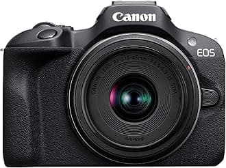 Canon EOS R100 Mirrorless Camera with 18-45mm and 55-210mm Lenses