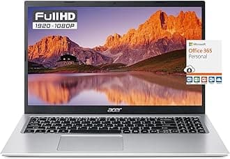 acer Aspire Slim Laptop for Business Student, 15.6" FHD Display, Intel Celeron N4500 Processor, 8GB RAM 128GB SSD +64GB eMMC, RJ-45, WiFi, Webcam, Type-A&C, Windows 11, 1-Year Office 365 +GM Mousepad