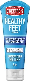 for Healthy Feet Foot Cream - 3 oz Travel Size Tube (1 Pack) - Guaranteed Relief for Extremely Cracked, Dry Feet, Repairing Skincare, Instantly Boosts and Retains Moisture Levels