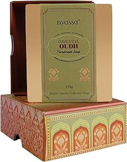 Oriental Oudh Luxurious Handmade Natural Bathing Soap|Himalayan Pink Salt With Vitamin E|Long Lasting Fragrance|Moisturizer,Cleanser, Detoxifying|150gm