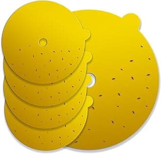 Flea Killer Replacement Disks for Flea Trap - Pack of 5 Flea Trap Sticky Disks for Effective Flea Treatment of House Glue Catches Fleas Fast