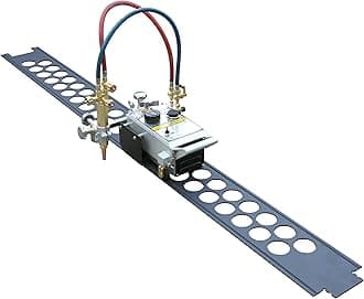 SÜA - Straight Line Oxy-Fuel Motorized Cutting and Beveling Portable Track Machine - HK-12 Beetle. (With 1 x 71 in Track)