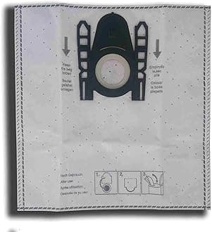 10 Vacuum Cleaner Bags for Siemens VS 04 Rapid, VS 06 Synchropower Power Edition White Edition Green Power VS 06B112 A/VS 06 G./VS 07 G Techno Power VS 07 GP/Green Power Tech., VSZ1NA100, VS Z3 VS Z4