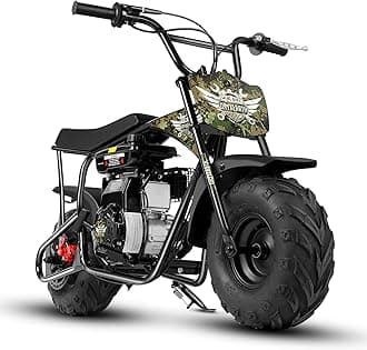 Oryxearth 105cc 4-Stroke Dirt Off Road Trail, 28mph, Gas Powered Mini Bike with Automatic Transmission and Pull Start for Adult and Teens, Weight Support 185 LBS