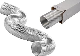 Aluminium Semi Rigid Flexible Duct Cooker Hood Kitchen Extractor Fans 4 5 6 inch (4 inch 1.5m)