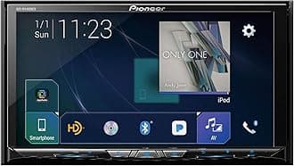 - Pioneer AVH-W4400NEX In Dash Multimedia Receiver with 7" WVGA Clear Resistive Touchscreen Display