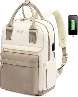 Backpack purse for Women, 14 Inch Laptop backpack with USB Port, Cute Waterproof Backpacks Stylish Travel Bags Vintage Daypacks Bookbag for College School Work