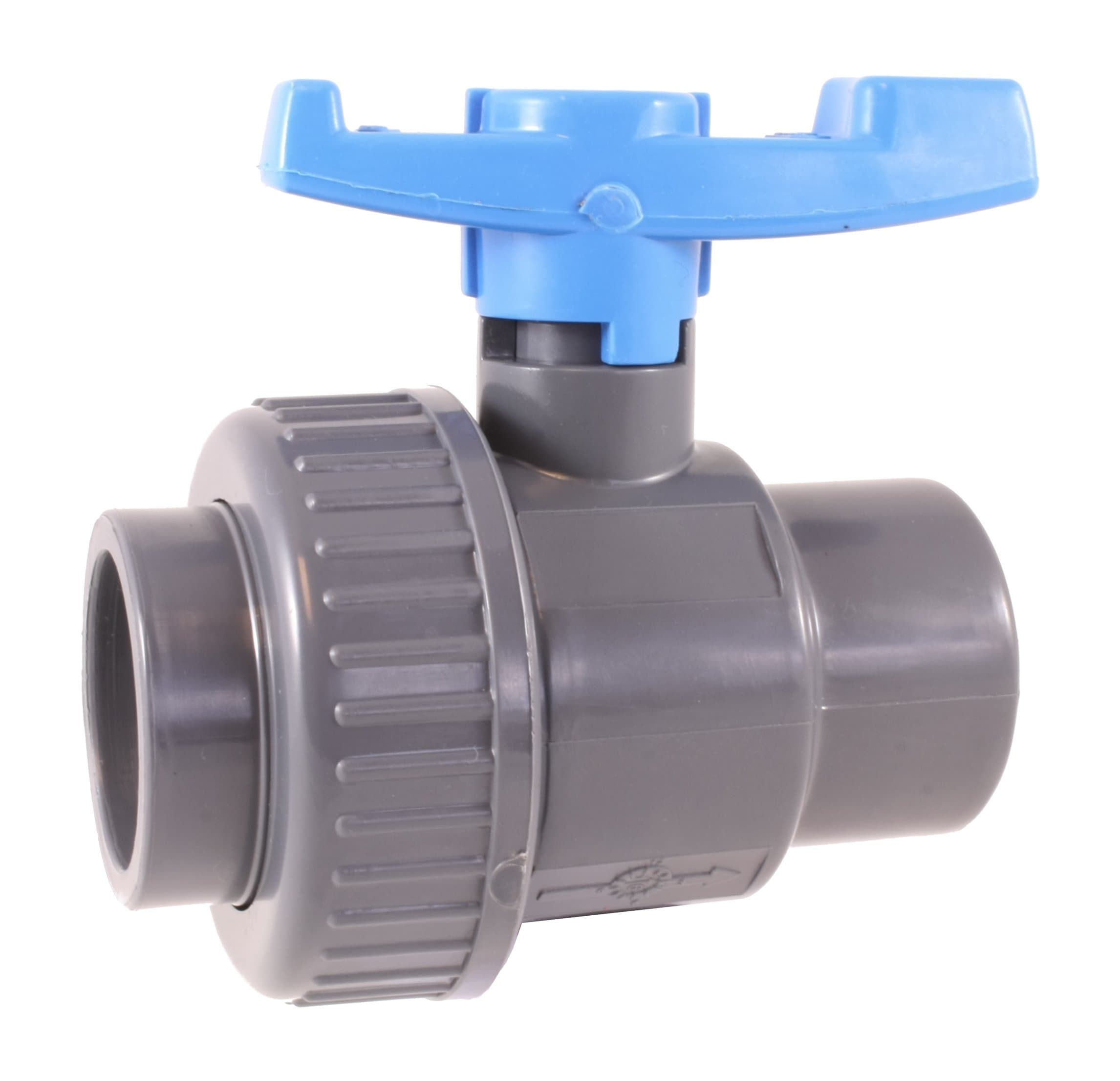 PVC SINGLE UNION BALL VALVE 1" - Socket - Sanipro - (Pack of 6)