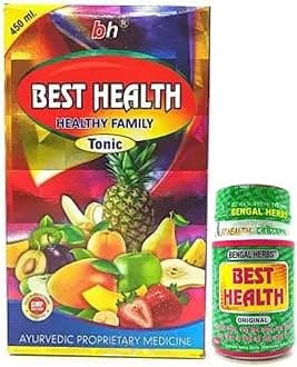 Ayurvedic Best Health Tonic and Best Health Capsule | General Health | 450ml + 50caps | Combo Pack