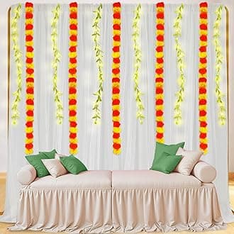 Party Propz Diwali Decoration Items for Home Decor, Backdrop for Pooja Decora...