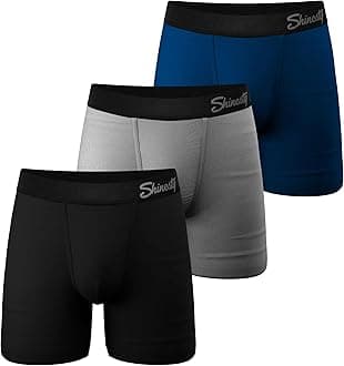 Ball Hammock Mens Boxer Briefs | Bulge Enhancing Underwear Flyless | 3 Pack