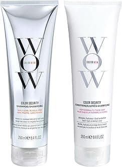 COLOR WOW Dream Clean Duo - 100% clean, sulfate-free COLOR SECURITY SHAMPOO and weightless COLOR SECURITY CONDITIONER| Achieve Super Glossy, Hydrated Hair
