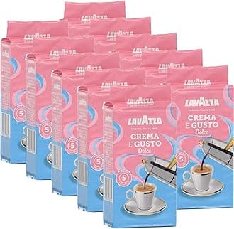 Lavazza Crema e Gusto Dolce Ground Coffee 250g (Pack of 10)