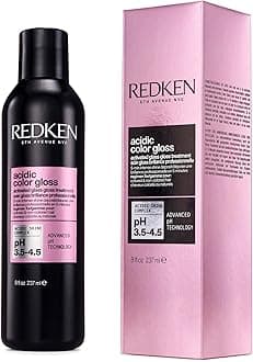 REDKEN - Acidic Color Gloss Treatment|Intense Shine Activating Treatment & Color Protection| Deep Conditioning for Colored Hair|With Apricot Oil & Citric Acid |236 ml