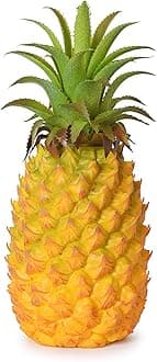 Lvydec Artificial Pineapple, Realistic Artificial Fruit Fake Pineapple for Home Cabinet Table Party Decoration (10.2")