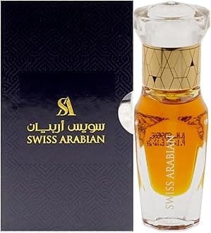 Swiss Arabian Mukhalat Dhahabi For Unisex - Luxury Products From Dubai - Long Lasting Perfume Oil - A Seductive, Exceptionally Made, Signature Fragrance - The Luxurious Scent Of Arabia - 0.4 Oz