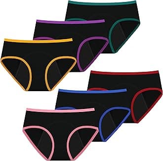 Girls Period Underwear Period Panties for Teens Menstrual Leakproof Protective Cotton Briefs