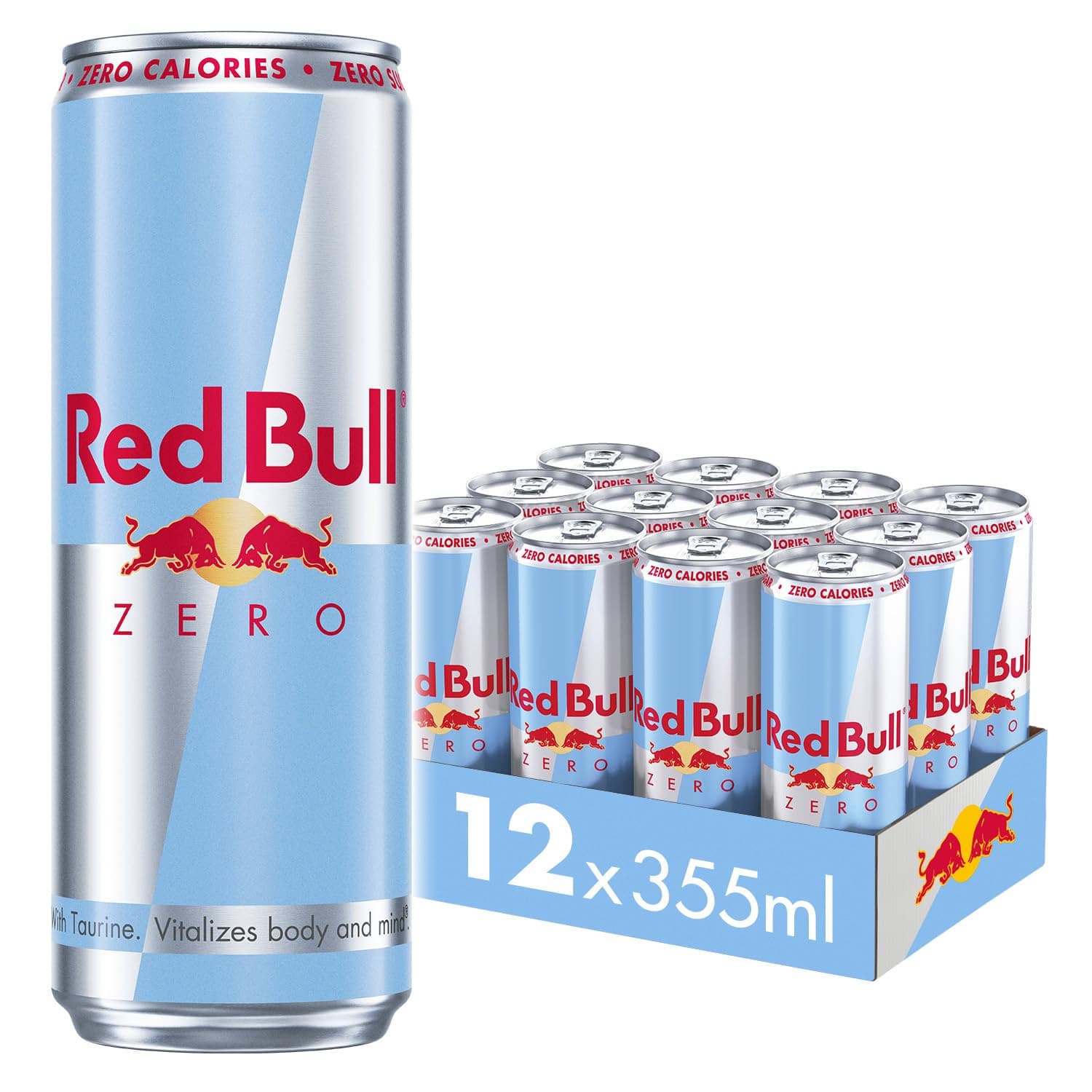 Red Bull Energy Drink Zero 355ml, 12 Pack