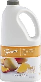 Real Fruit Smoothie Mix, Mango, 64 Ounce