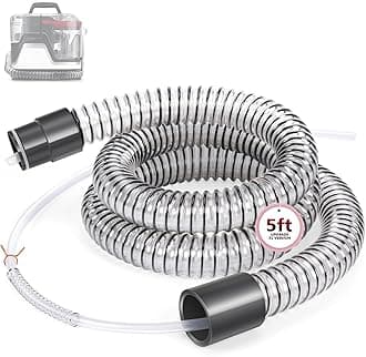 Upgrade XL Version Extension Hose Attachment Compatible with Hoover Clean Slate & Spotless Carpet Cleaner FH15000V, FH11300, FH14000, FH14000V, BH14000V, 60 Inch Carpet Cleaner Tube Replacement Parts