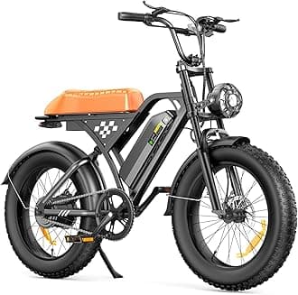 Electric Bike - 500W/1000W Peak Motor Electric Bicycle, 20MPH, 60 Miles, Removable Battery, Shock Absorber, 5/7 Speed E Bike, 20''/26” Tire Commuter Electric Bicycle for Adults