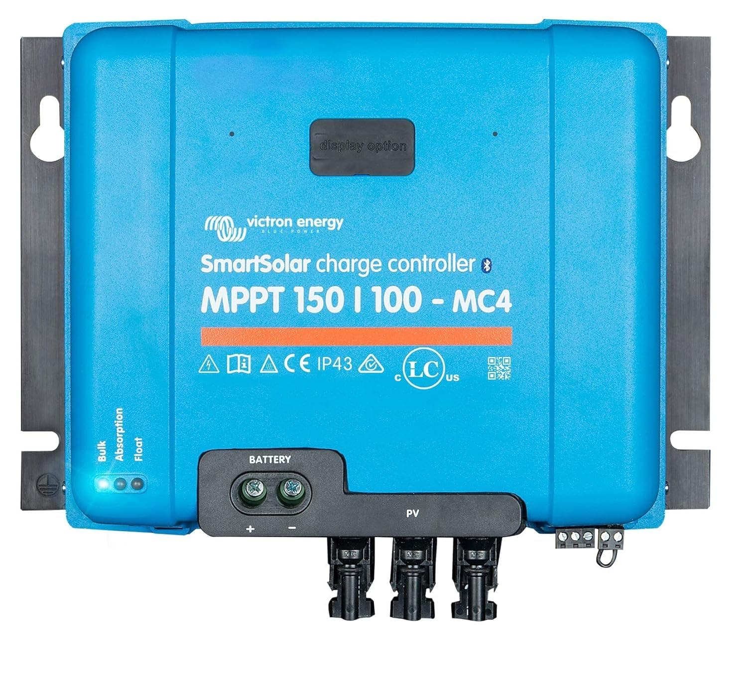 SmartSolar MPPT MC4 Compatible Solar Charge Controller (Bluetooth) - Charge Controllers for Solar Panels - 150V, 100 amp, 12/24/36/48-Volt