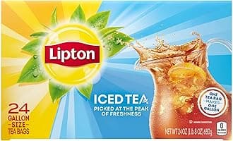 Lipton Sugar Free Iced Tea Bags, Gallon Size, 24 Tea Bags Total
