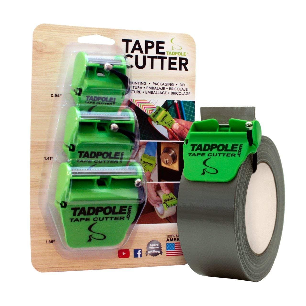 TADPOLE Tape Cutter Combo, 3 Piece