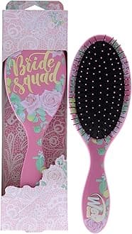 Wet Brush Original Detangler Hair Brush - Bridal Squad - All Hair Types - Ultra-Soft IntelliFlex Bristles Glide Through Tangles with Ease - Pain-Free Comb for Men, Women, Boys & Girls