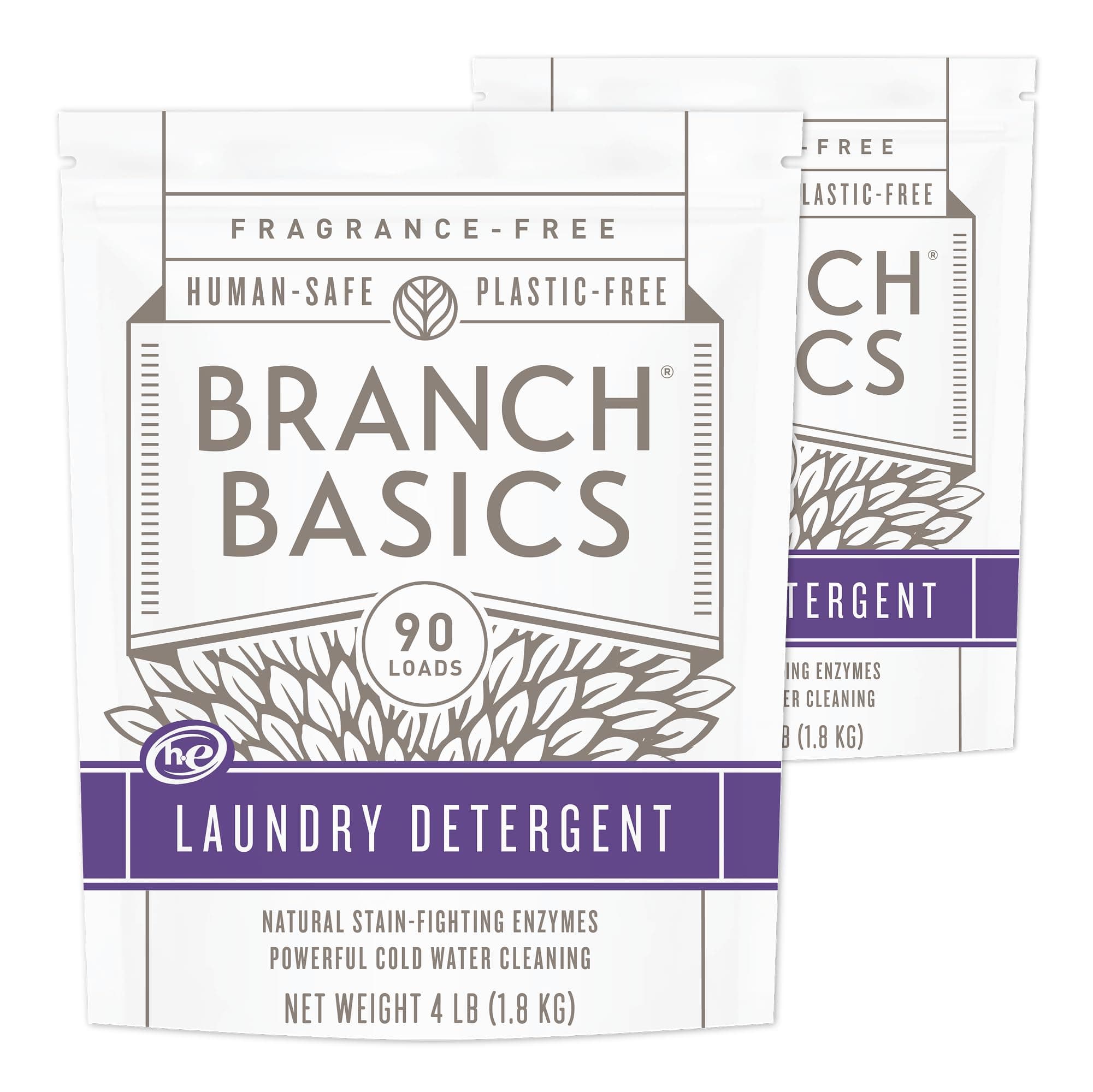 - Laundry Detergent – 2 Pack, 4lbs per | Plant & Mineral-Based Formula | Lifts Stains & Removes Odor | Plastic-Free, Fragrance-Free & Safe for Sensitive Skin