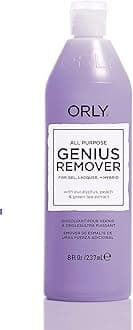 Orly Genius Remover Gently Strength All Purpose Lacquer + Hybrid Remover, 8floz