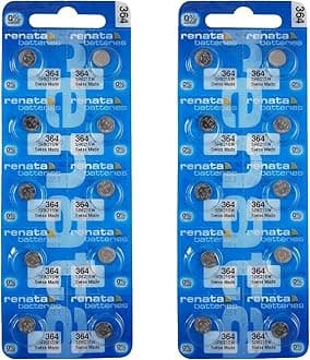 Renata #364 Watch Batteries 20Pcs