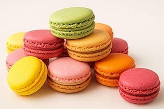 ANDY ANAND CHOCOLATIER French Macarons Gift Box | Freshly Baked Daily with All-Natural Ingredients, Unique Flavor, No Preservatives | Exquisite Flavors, Deliciously Succulent & Divine (24 pcs)