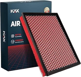 KAX Premium Engine Air Filter, CA7440 Replacement for Frontier, Armada, NV1500-NV3500, Pathfinder, Pathfinder Armada, Xterra, Titan, QX56, Equator, Grand Cherokee, Grand Wagoneer