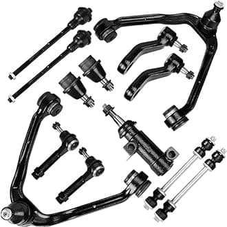 AUTOSAVER88 Front Upper Control Arm Kit Compatible with 2002-2006 Cadillac Escalade, 1999-2007 Chevrolet, 1999-2007 GMC -(4WD, 6-Lug Models Only, Excludes HD Versions)