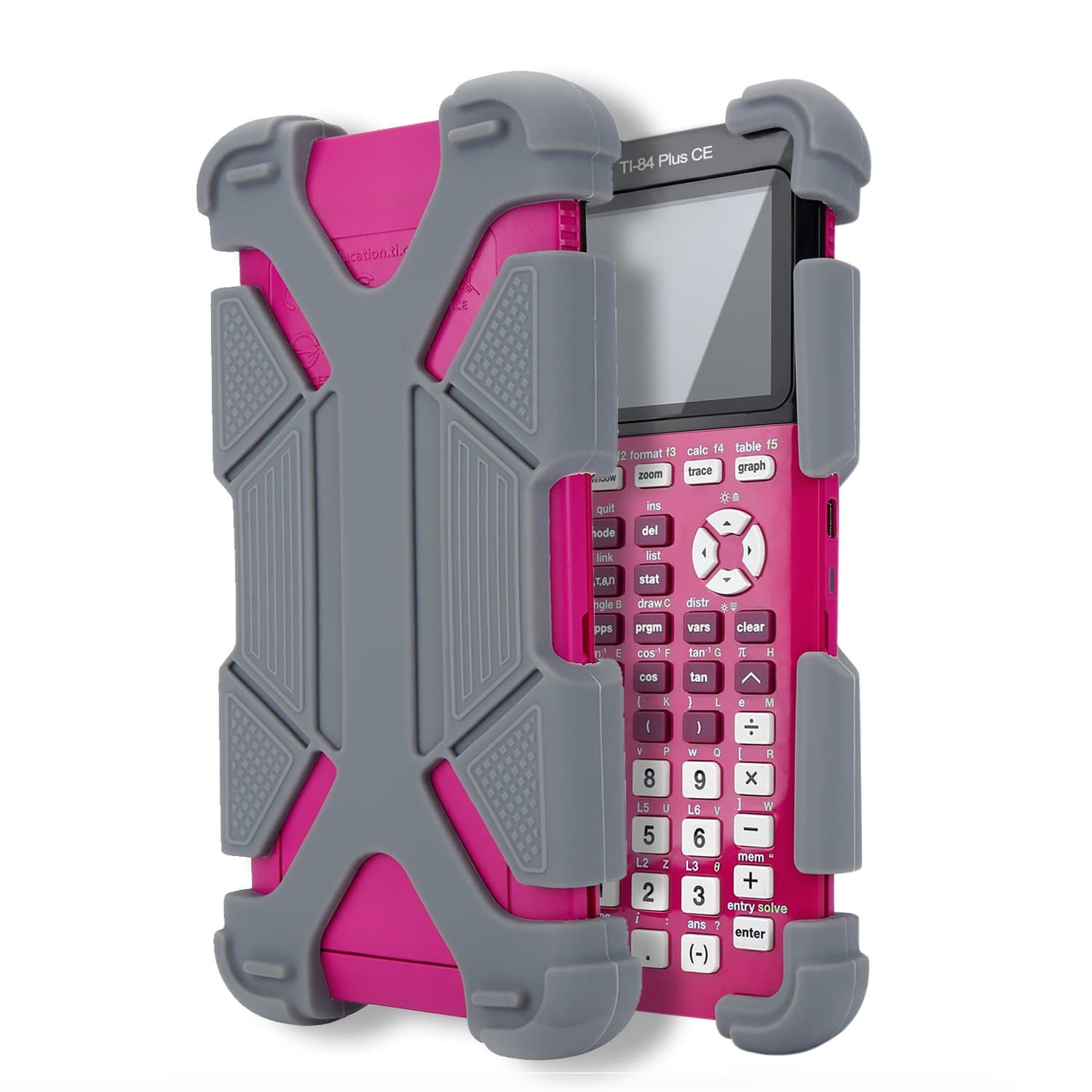 For TI-84 Plus CE, Anti-Drop Silicone Cover Case for Texas Instruments TI-84 Plus CE Graphing Calculator