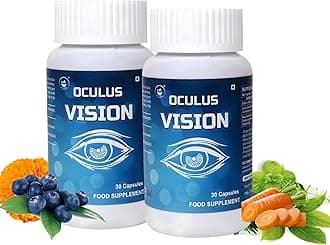 Eye Care Supplement to Improve Vision | Blue Light & Digital Guard | Pack of 2 (30 Capsules)