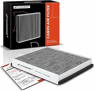 A-Premium Cabin Air Filter with Activated Carbon Compatible with Volvo S40 2004-2011, C30 2007-2013, C70 2006-2013, V50 2005-2011, Replace# 30676484
