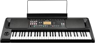 EK-50 Digital Keyboard with 61 Touch Sensitive Keys Black