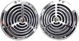 ROOTS MEGASONIC HIGH TONE 395 HZ 12V HORN + LOW TONE 315 HZ 12V HORN