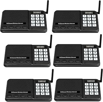 6 Pack Wireless Intercom