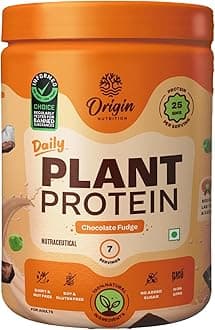 Natural & Vegan Plant Protein Powder|Ranked Best Vegan Protein|Certified 25G European Pea & Pumpkin Seed Protein|Allergen Free & Easy To Digest|Recovery & Fitness|Chocolate,271G