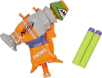 NERF Fortnite RL MicroShots Dart-Firing Toy Blaster and 2 Official Elite Darts for Kids, Teens, Adults