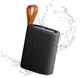 Sound Packet Mi Portable Bluetooth 5.4 Speaker, IP67 Waterproof Outdoor Bluetooth Speaker with Dynamic Sound, Supports TWS Connection, 10 Hours Playback Time, Black