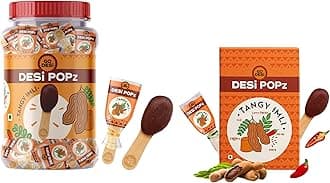 GO DESi Imli Pop Candy Packs | Tamarind & Jaggery Lollipops | 50 Pieces (400g) & 100 Pieces | Digestive Tangy Treat