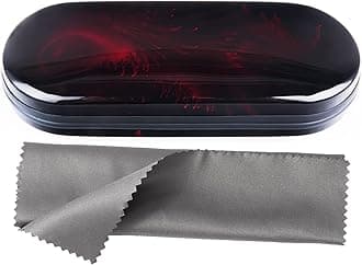 Vemiss Hard Shell Eyeglasses Case Bright Portable Case for Women,Men